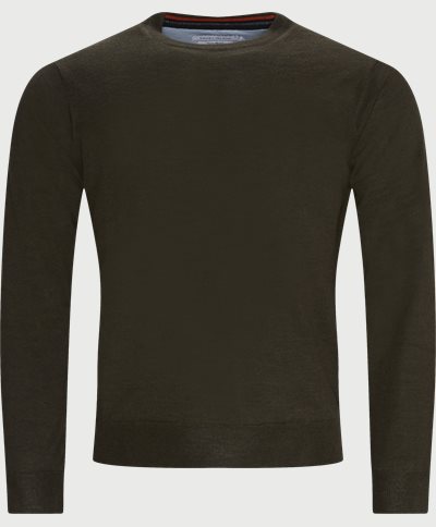 Lipan Merino knitted sweater Regular fit | Lipan Merino knitted sweater | Army